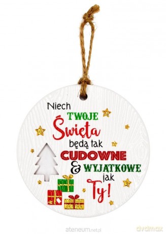 Zawieszka ceramiczna Boże Narodzenie