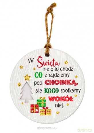 Zawieszka ceramiczna Boże Narodzenie