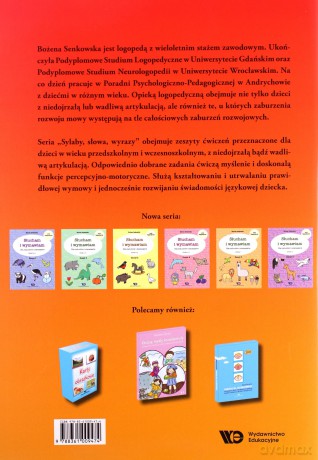 Ćwiczenia Artykulacyjne: Głoski Dźwięczne. Zeszyt 5 - Bożena Senkowska [KSIĄŻKA]