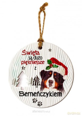 Zawieszka ceramiczna Boże Narodzenie Berneńczyk