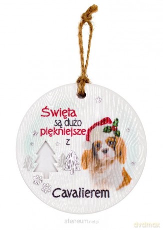 Zawieszka ceramiczna Boże Narodzenie Cavalier