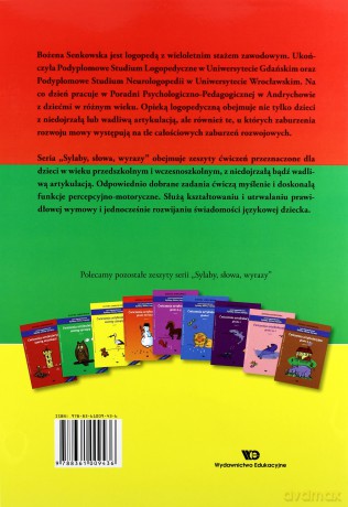 Ćwiczenia Artykulacyjne: Różnicowanie Trzech Szeregów. Zeszyt 4 - Bożena Senkowska [KSIĄŻKA]