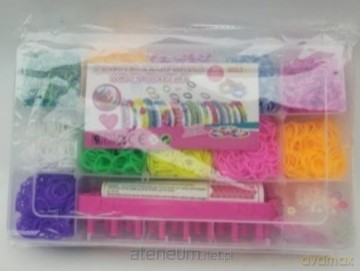 Zestaw kolorowych gumek na bransoletki ok 4500szt