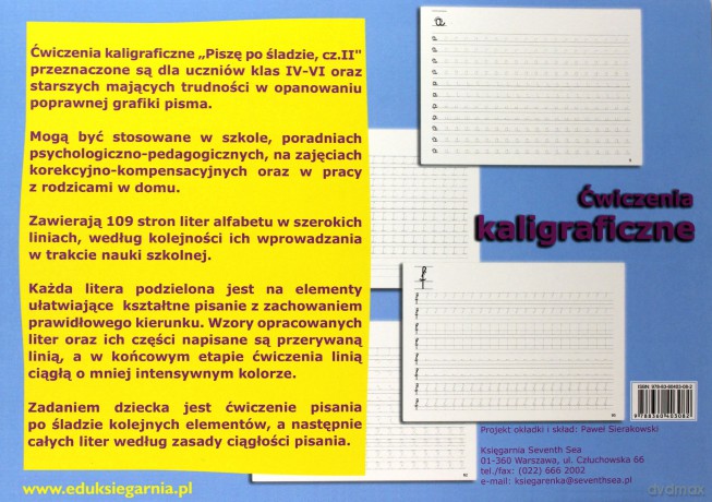 Ćwiczenia Kaligraficzne Dla Klas Iv-Vi I Gimnazjum ``Piszę Po Śladzie, Cz. Ii`` - Liliana Łabuda, Marcin Garbacki, Bożena Garbacka [KSIĄŻKA]