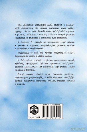 Ćwiczenia Ułatwiające Naukę Czytania I Pisania Dla Uczniów Klas Młodszych. Zeszyt 2 - Janina Mickiewicz [KSIĄŻKA]