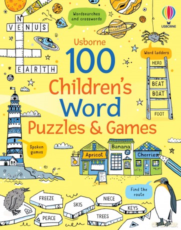 100 Children's Word Puzzles and Games - Phillip Clarke [KSIĄŻKA]