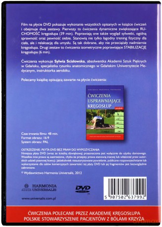 Ćwiczenia Usprawniające Kręgosłup - Wiesław Niesłuchowski, Stanisław Szabuniewicz, Aleksandra Orlikowska [DVD]