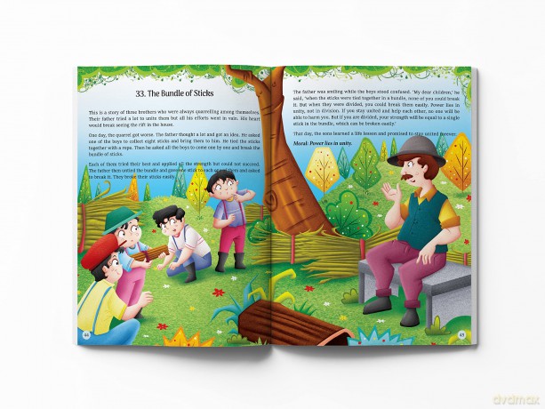 101 Aesop's Fables For Children - 5 Minutes Read Aloud Illustrated Tales With Morals - Wonder House Books [KSIĄŻKA]