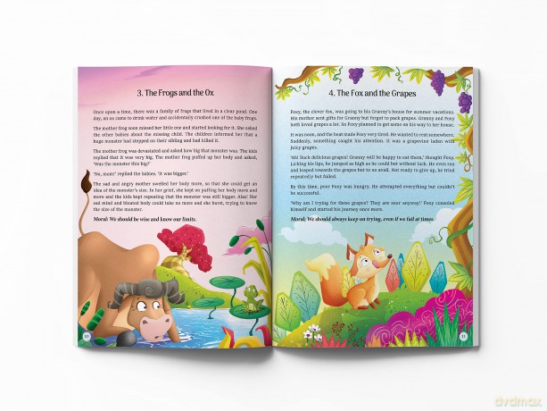 101 Aesop's Fables For Children - 5 Minutes Read Aloud Illustrated Tales With Morals - Wonder House Books [KSIĄŻKA]