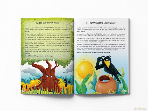 101 Aesop's Fables For Children - 5 Minutes Read Aloud Illustrated Tales With Morals - Wonder House Books [KSIĄŻKA]