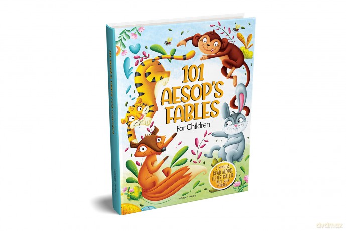 101 Aesop's Fables For Children - 5 Minutes Read Aloud Illustrated Tales With Morals - Wonder House Books [KSIĄŻKA]