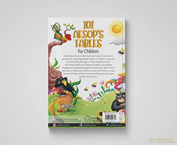 101 Aesop's Fables For Children - 5 Minutes Read Aloud Illustrated Tales With Morals - Wonder House Books [KSIĄŻKA]