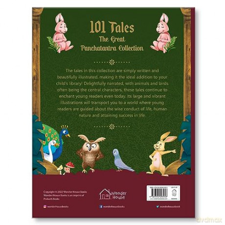 101 Tales The Great Panchatantra Collection - Collection Of Witty Moral Stories For Kids For Personality Development - Wonder House Books [KSIĄŻKA]