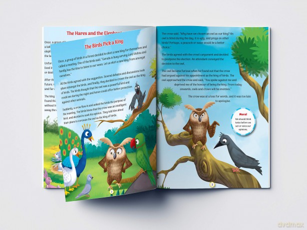 101 Tales The Great Panchatantra Collection - Collection Of Witty Moral Stories For Kids For Personality Development - Wonder House Books [KSIĄŻKA]