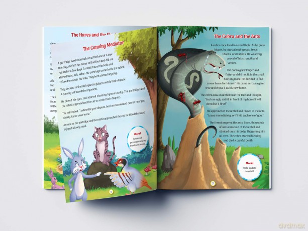 101 Tales The Great Panchatantra Collection - Collection Of Witty Moral Stories For Kids For Personality Development - Wonder House Books [KSIĄŻKA]