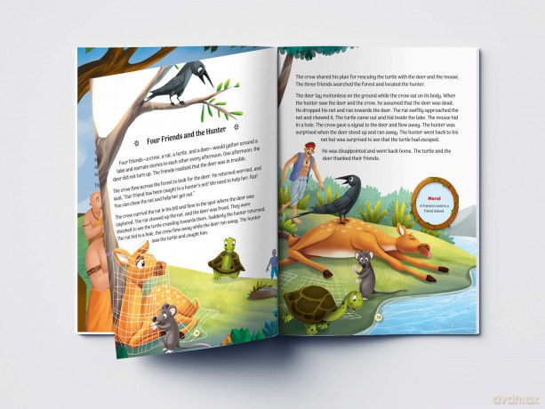 101 Tales The Great Panchatantra Collection - Collection Of Witty Moral Stories For Kids For Personality Development - Wonder House Books [KSIĄŻKA]