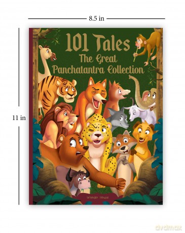 101 Tales The Great Panchatantra Collection - Collection Of Witty Moral Stories For Kids For Personality Development - Wonder House Books [KSIĄŻKA]