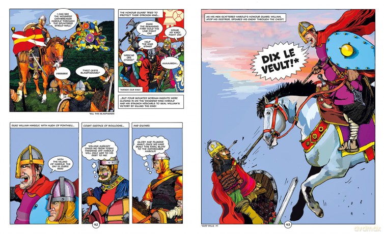 1066: The Battle of Hastings: A Graphic Novel - Stuart Douch [KOMIKS]