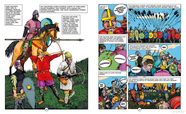 1066: The Battle of Hastings: A Graphic Novel - Stuart Douch [KOMIKS]