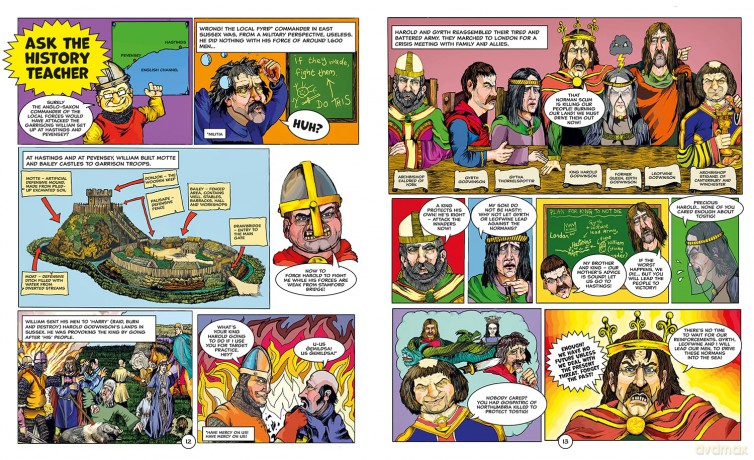 1066: The Battle of Hastings: A Graphic Novel - Stuart Douch [KOMIKS]
