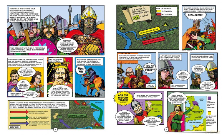 1066: The Battle of Hastings: A Graphic Novel - Stuart Douch [KOMIKS]
