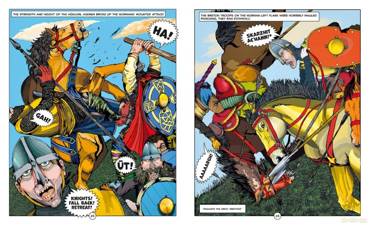 1066: The Battle of Hastings: A Graphic Novel - Stuart Douch [KOMIKS]