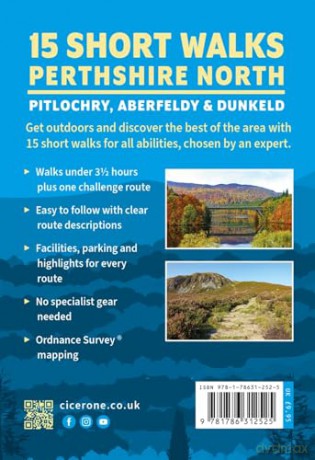 15 Short Walks in Perthshire North - Pitlochry, Aberfeldy and Dunkeld - Nicole Bukaty [KSIĄŻKA]