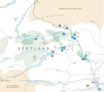 15 Short Walks in Perthshire North - Pitlochry, Aberfeldy and Dunkeld - Nicole Bukaty [KSIĄŻKA]