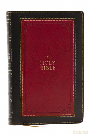 1611 KJV with Apocrypha, Black Leathersoft: Holy Bible - Thomas Nelson [KSIĄŻKA]
