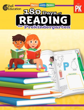 180 Days: Reading for Prekindergarten: Practice, Assess, Diagnose - Darcy Mellinger [KSIĄŻKA]