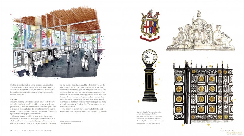 200 Years of Britain's Railways in 14 Journeys - Sherin Aminossehe [KSIĄŻKA]