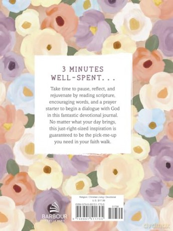 3-Minute Devotions for Women Journal - Compiled by Barbour Staff [KSIĄŻKA]
