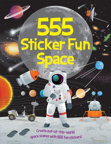 555 Sticker Fun Space - Oakley Graham [KSIĄŻKA]