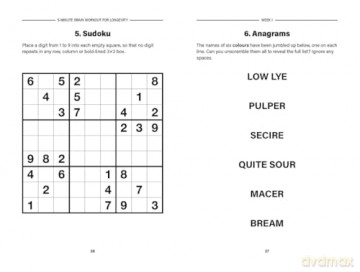 5-Minute Brain Workout for Longevity: Puzzles to Boost Your Brain Power - Dr Gareth Moore [KSIĄŻKA]