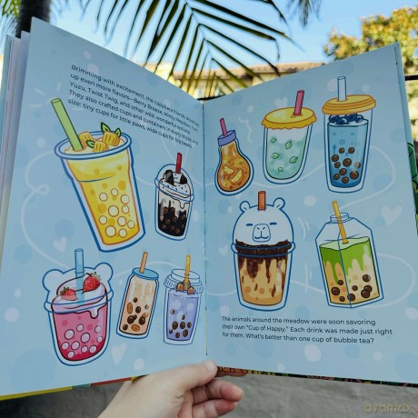 A Cup of Happy: Capybara Bubble Tea - Helen H Wu [KSIĄŻKA]