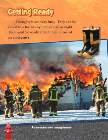 A Day in the Life of a Firefighter: Informational Text - Diana Herweck [KSIĄŻKA]