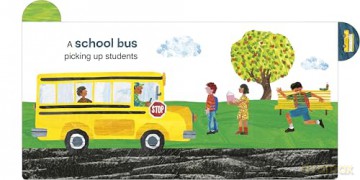 A Day on the Road with The Very Hungry Caterpillar: A Tabbed Board Book - Eric Carle [KSIĄŻKA]