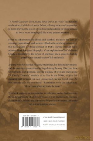 A Family Treasure: The Life And Times Of Piet de Vrieze - Rose McBean [KSIĄŻKA]
