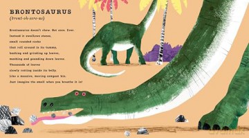 A First Book of Dinosaurs: Meet the dinosaurs in this funny and colourful collection of over 30 poems all about prehistoric creatures - Simon Mole [KSIĄŻKA]