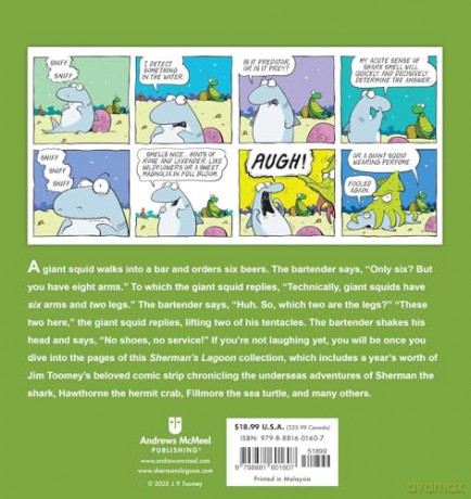 A Giant Squid Walks Into a Bar . . .: The Thirtieth Sherman's Lagoon Collection - Jim Toomey [KOMIKS]