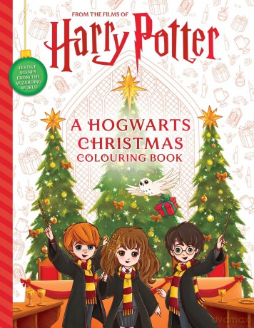 A Hogwarts Christmas Colouring Book - Scholastic Inc. [KSIĄŻKA]