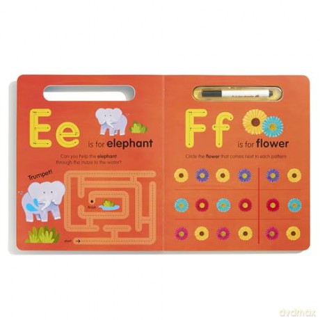 A is for Apple Wipe-Clean: My First Wipe-Clean Book - Georgie Birkett [KSIĄŻKA]