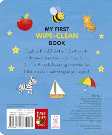 A is for Apple Wipe-Clean: My First Wipe-Clean Book - Georgie Birkett [KSIĄŻKA]