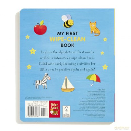A is for Apple Wipe-Clean: My First Wipe-Clean Book - Georgie Birkett [KSIĄŻKA]