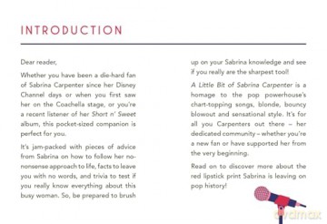 A Little Bit of Sabrina Carpenter: An Unofficial Celebration of a Global Pop Sensation [KSIĄŻKA]