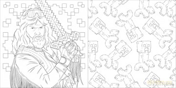 A Minecraft Movie Official Coloring Book - Mojang AB [KSIĄŻKA]