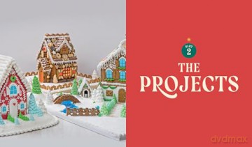 A Year of Gingerbread Houses: Tips and Tricks for Baking, Assembling, and Decorating - Kristine Samuell [KSIĄŻKA]