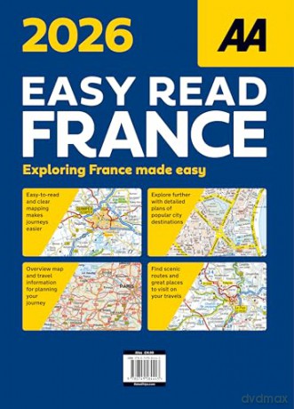 AA Easy Read France 2026 spiral bound [KSIĄŻKA]