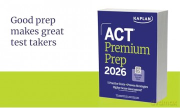 Act Premium Prep 2026: Includes 5 Full Length Practice Tests, 100s of Practice Questions + 1 Year Access to Online Quizzes and Video Instruction - Kaplan Test Prep [KSIĄŻKA]