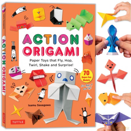 Action Origami: Paper Toys that Fly, Hop, Twirl, Shake and Surprise! - Isamu Sasagawa [KSIĄŻKA]